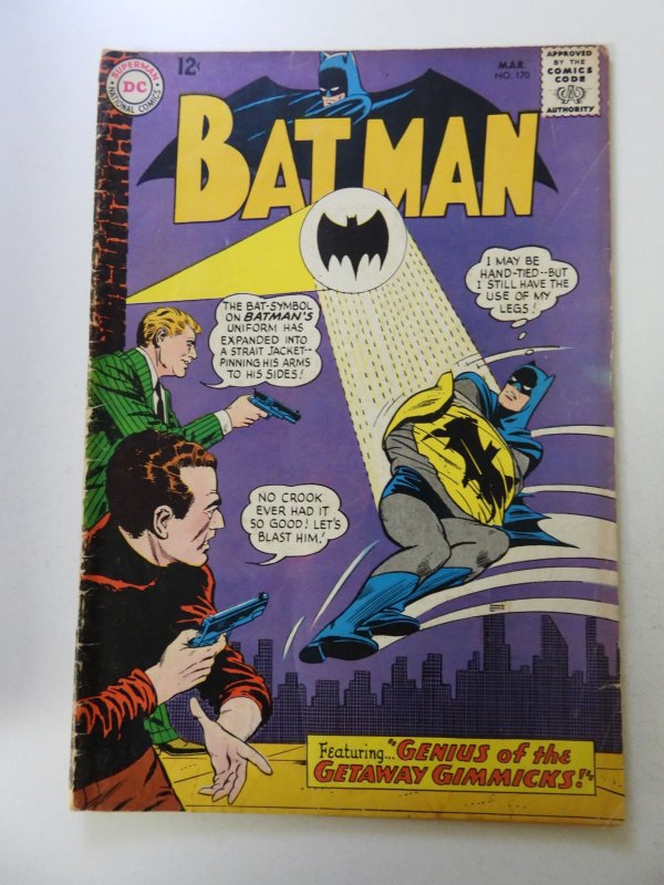 Batman #170 (1965) VG- condition 1 spine split, moisture damage