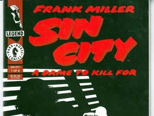 Frank Miller’s Sin City – A Dame to Kill For # 1  Adapted by hit movie, SC 2