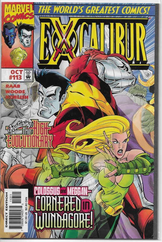 Excalibur (vol. 1, 1988) #113 VF Raab/Woods, High Evolutionary