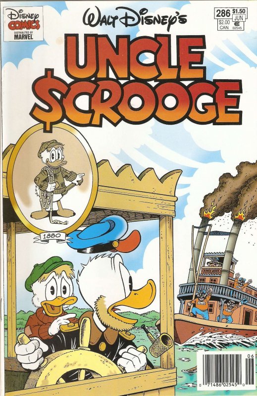 Uncle Scrooge (Walt Disney ) #286 (Newsstand) VF/NM ; Gladstone | Marvel Life an