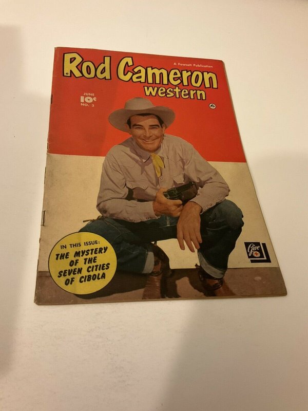 Rod Cameron Western 3 Vg Very Good 4.0 Fawcett