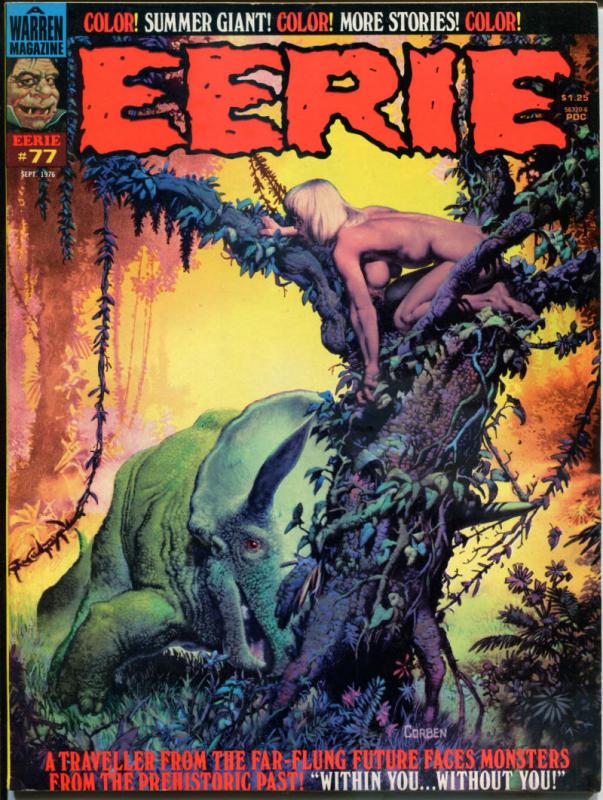 EERIE #77, VF, Warren, Richard Corben, Carmine Infantino, more Mags in store