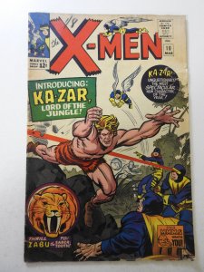 The X-Men #10 (1965) GD/VG Condition see desc