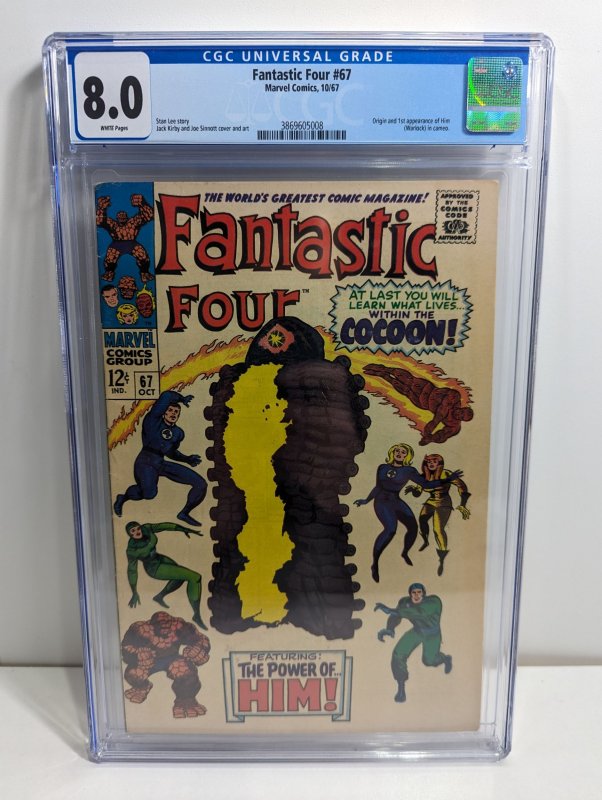 Fantastic Four #67 (1967) CGC 8.0