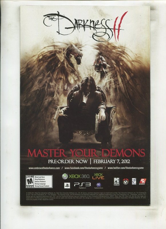 SWAMP THING #7 (9.2) SIGNED BY YANICK PAQUETTE!! 2012