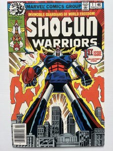 Shogun Warriors #1 Marvel 1979 1st Issue Raydeen Mattel Toy Robot Key FN/VF