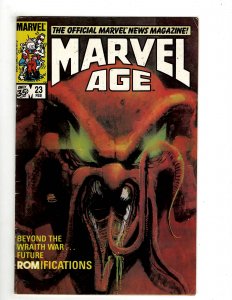 Marvel Age #23 (1985) J610