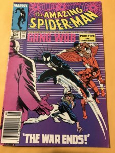 THE AMAZING SPIDER-MAN #288 : Marvel 5/87 Fn/VF; NEWSSTAND, Black Cat & Costume