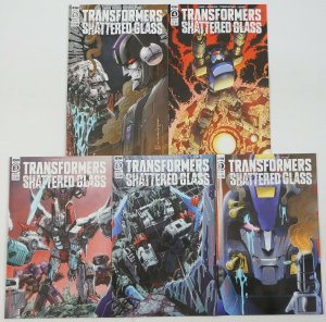 Transformers:  Shattered Glass #1-5 VF/NM complete series - IDW - all A variants