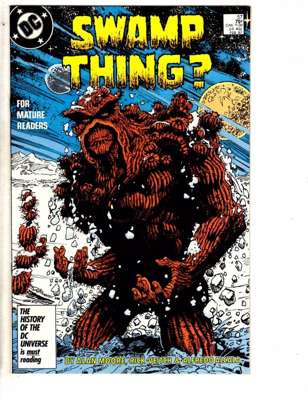 青年漫画 Swamp Thing (Alan Moore 5 issue set) 5 Swamp Thing DC Comic Books # 55 56 57 58 59 Alan Moore VF