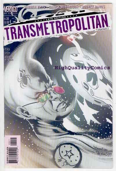 TRANSMETROPOLITAN #30, NM+, Warren Ellis, Ramos, Vertigo, 1997, Darick Robertson