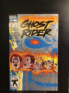 Ghost Rider #25 (May 1992, Marvel) Double-Sized [Pop-Up Centerfold] Wagner -X