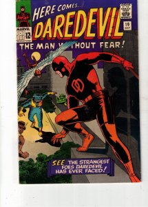 Daredevil #10 (1965) Mid-High-Grade 1st Red Costume! C'ville CERT! Terri...