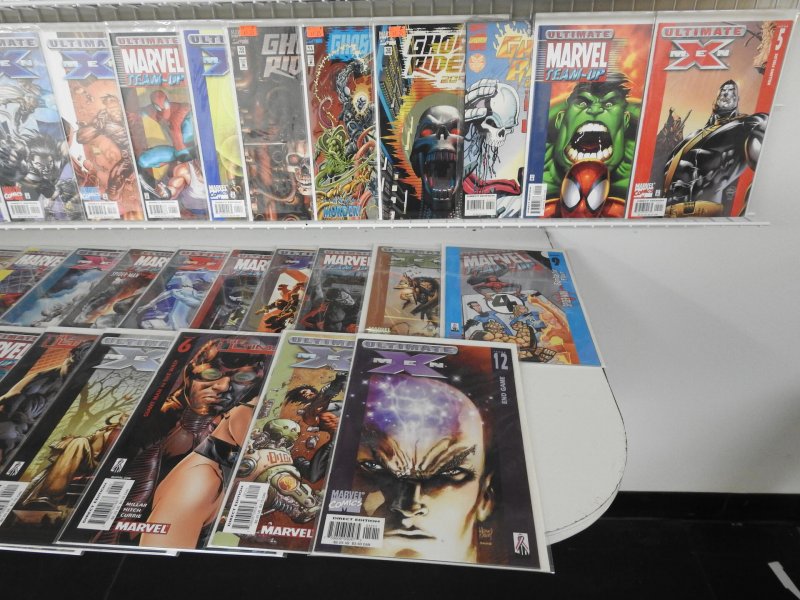 Huge Lot of 150+ comics W/ Doom, Ravage, Ghost Rider + Avg VF Condition.