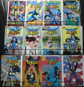 AMERICAN FLAGG 28 ISSUE SAMPLE SET! Howard Chaykin's classic 80s series! F/+