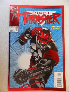 NIGHT THRASHER # 1 MARVEL NEW WARRIORS RED FOIL COVER