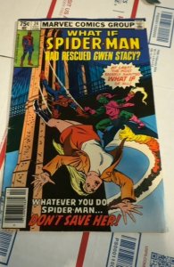What If? #24 (1980) Spider-Man had rescued Gwen stacy