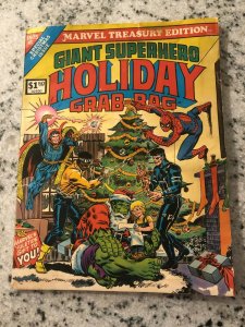 Giant Superhero Holiday Grab Bag Marvel Treasury Edition Comic Book Christma JU2