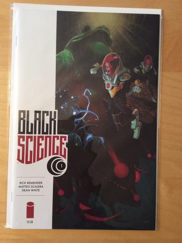 BLACK SCIENCE 1 - 5, 9 - 19, AVG GRADE NM, 1ST PRINTS, REMENDER, FEAR AGENT