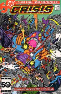 Crisis on Infinite Earths #12 FN ; DC | George Perez