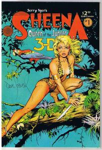 SHEENA QUEEN of the JUNGLE 1 Signed by Dave Stevens, NM-, 1985,more DS in store