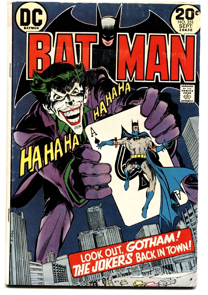 batman joker playing card