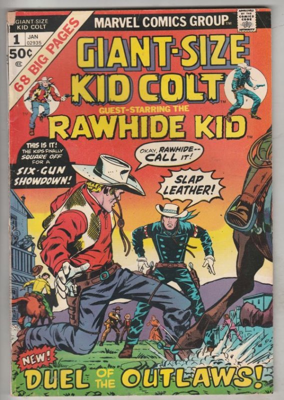 Giant-Size Kid Colt #1 (Jan-75) FN Mid-Grade Kid Colt