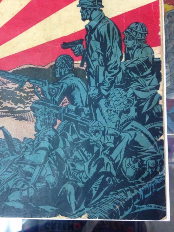 Boy Commando's 9 Simon Kirby War cover DC Golden age 1945 2.5 