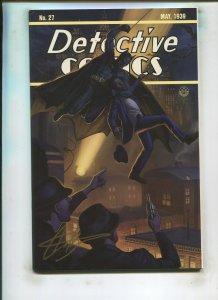 DETECTIVE COMICS #27 FACSIMILE ED. (9.2)SIGNED BY AARON BARTLING W/COA!! 2022