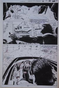 PAUL GULACY original art, MARVEL COMICS PRESENTS #28 pg 24, 11x16, Coldblood