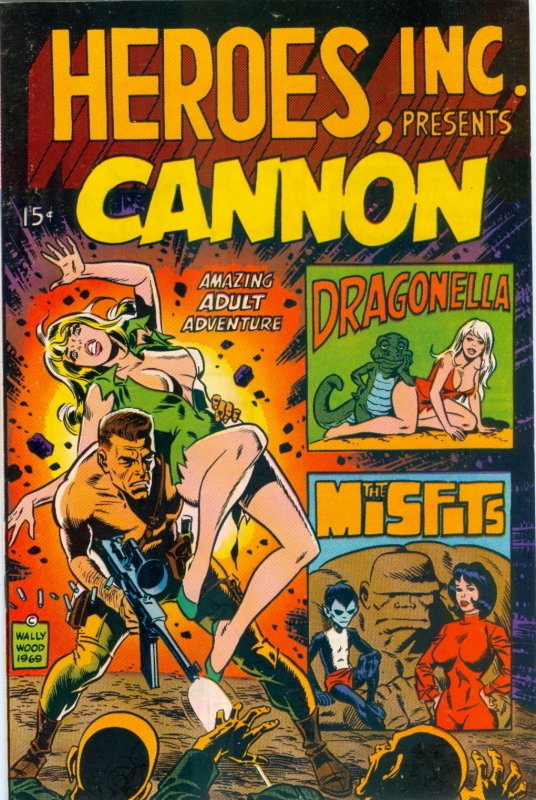 Heroes, Inc. Presents Cannon #1 Wood & Ditko All color. (1969) Nice