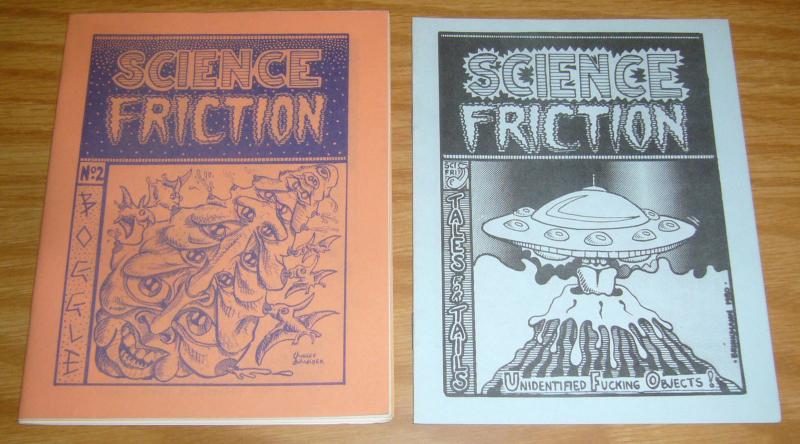 Science Friction #1-2 VF/NM complete series - underground comix - only 300 rare! 