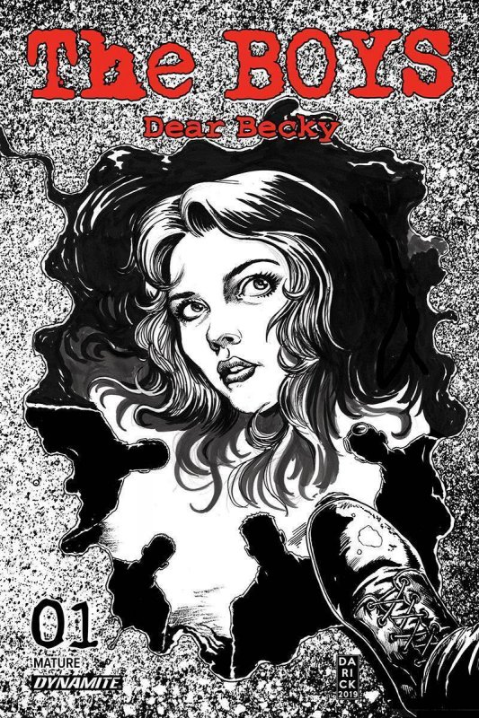 The Boys Dear Becky #1 1:15 Robertson Black & White Variant Dynamite EB141