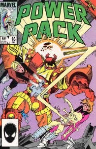 Power Pack #18 VG ; Marvel | low grade comic Secret Wars II