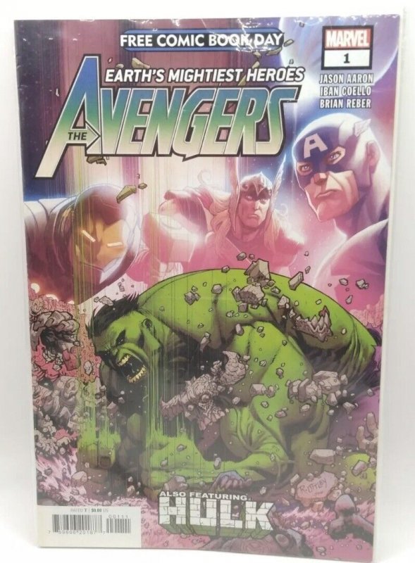 AVENGERS / HULK #1  FREE COMIC BOOK DAY 2021  MARVEL  1ST PRINT Key