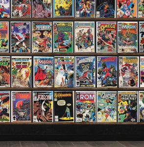 Huge Lot 140+ Comics with The New Mutants, Daredevil, Power Pack, Rom & More!