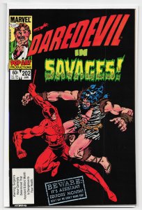 Daredevil #202 (1984) Daredevil