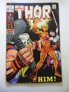 Thor #165 (1969) GD/VG Condition 1 Spine split
