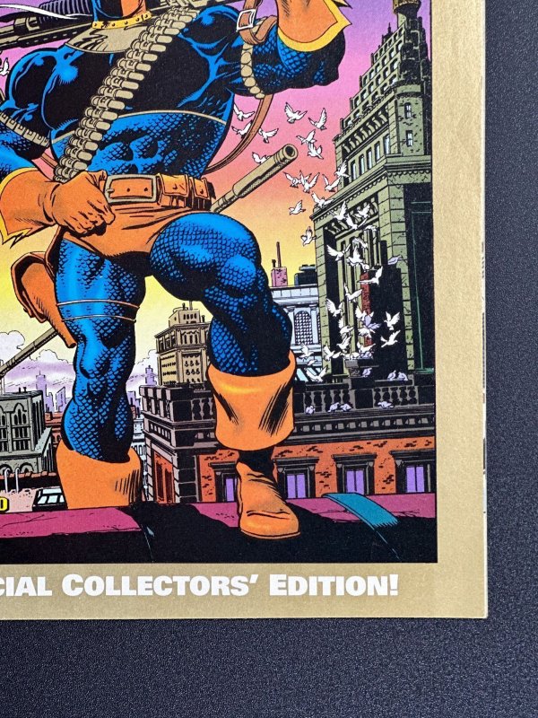 Deathstroke the Terminator #1 Second Print Gold Cover (1991- Rare) NM-/NM+