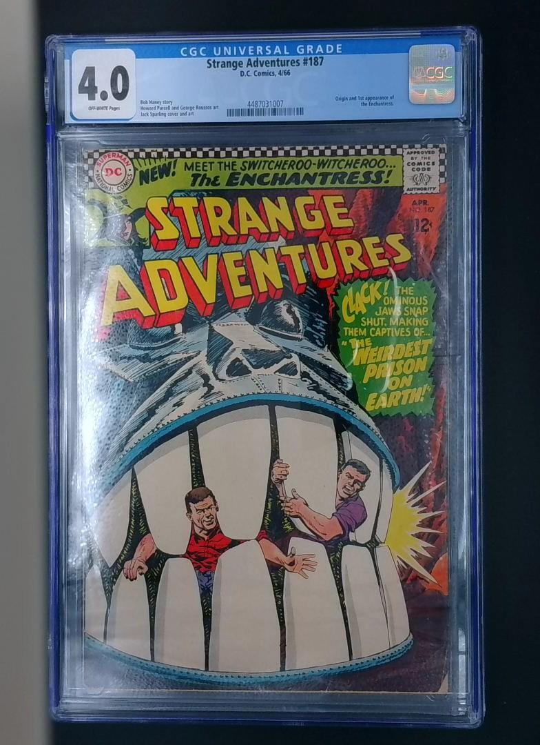 Strange Adventures #187 CGC 4.0 Origin 1st Enchantress, DC Comics, 1966 JR1
