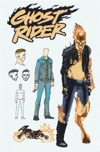 (2019) GHOST RIDER #1 1:10 AARON KRUDER DESIGN Variant Cover