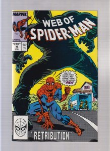 Web Of Spider Man #39 - Morgan/Esposito Cover Art! (9.0) 1988