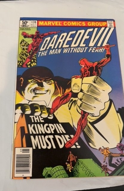 Daredevil #170 (1981) the kingpin must die
