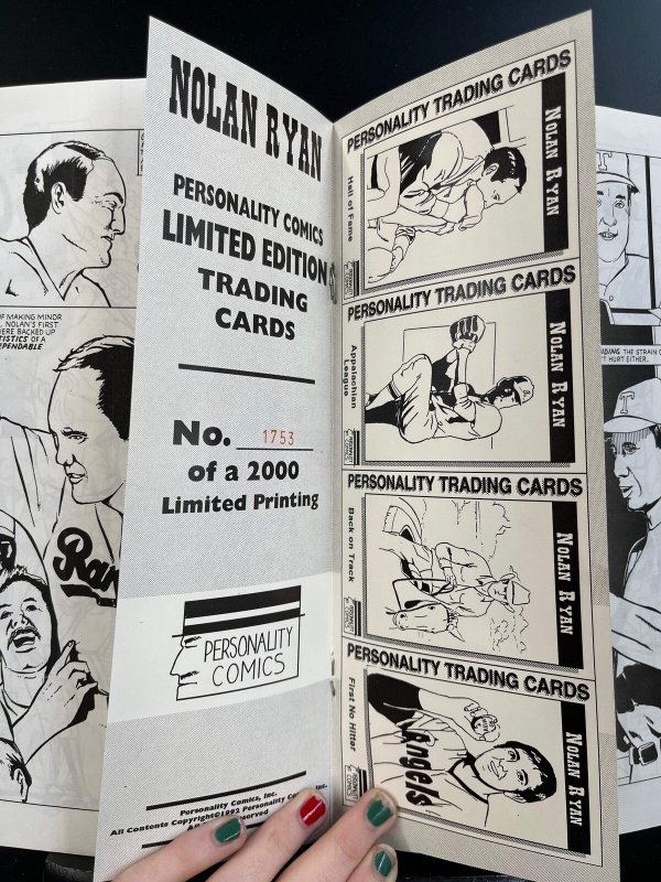 Personality Comics Presents Best Pitchers #1 Nolan Ryan LIMITED EDITION