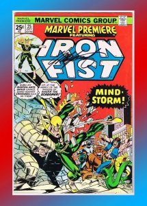 Marvel Premiere #25 WoW! IRON FIST FN Signed w/COA Chris Claremont 1975 Dragon