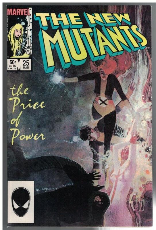 NEW MUTANTS 25 FN-  1ST APPEARENCE OF LEGION-CAMEO