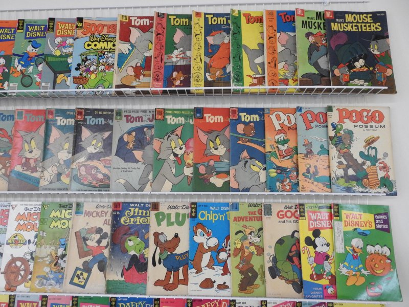 Huge Lot of 180+ Comics W/ Daffy Duck, Tom and Jerry, Donald Duck +More!