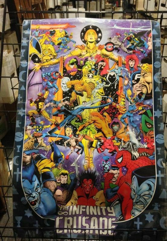 INFINITY CRUSADE POSTER! STARLIN! THANOS! 22x34 Cavalcade of Stars Endgame  