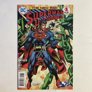 Superman Unchained 1 2013 Signed by Scott Snyder DC Comics New 52 NM near mint