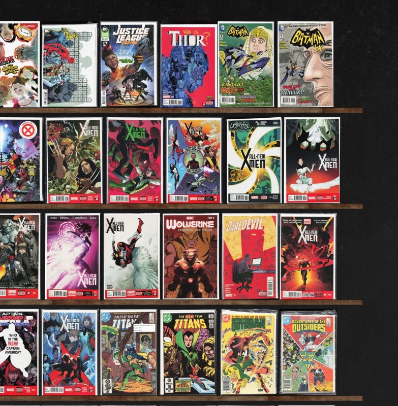 Huge Lot 150+ Comics with All New X-Men, Hellblazer, H E R O, Fables & More!